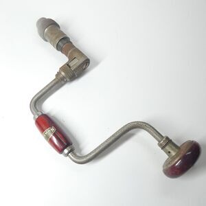 Craftsman Professional Hand Drill Bit Brace Wood Handle Vintage Tool